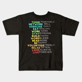 Motivational and Inspirational Quotes Kids T-Shirt